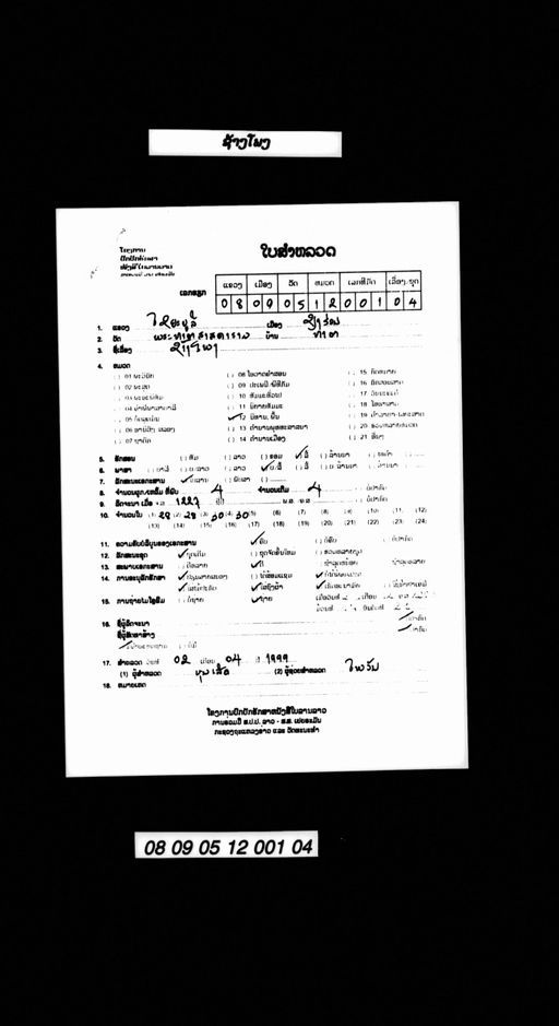 Cang phong / Nang phom hom (ຊ້າງໂພງ / ນາງຜົມຫອມ)