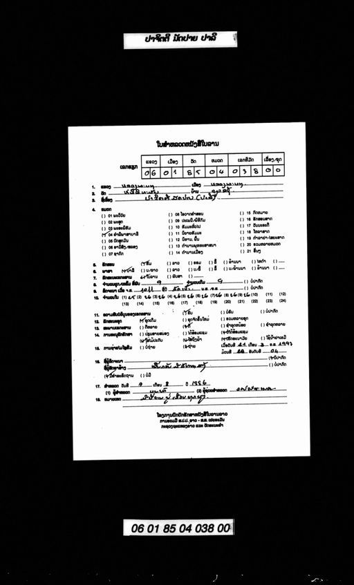 Pali pacitti mat pai (ປາລີປາຈິຕຕີ ມັດປາຍ)