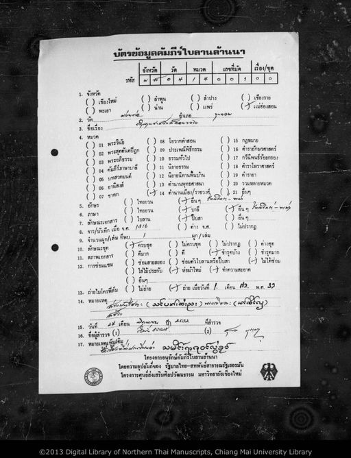 Samaeng racawang loi khwang (ซะแมง หร่าจะหว่าง หลอยขวาง)