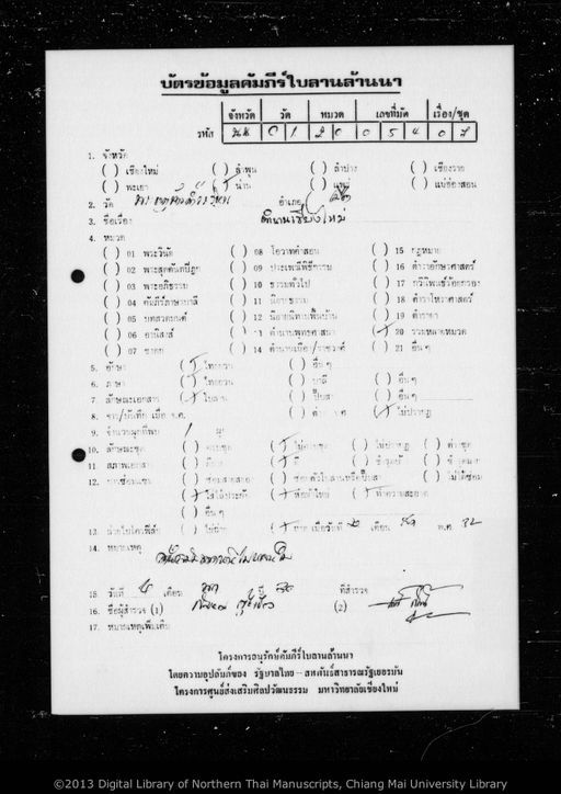 Tamnan chiang mai (ตำนานเชียงใหม่)