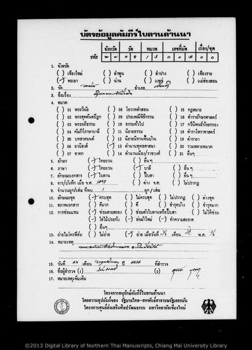 Puttha tamnan that cao doi kham (พุทธตำนานธาตุเจ้าดอยฅำ)