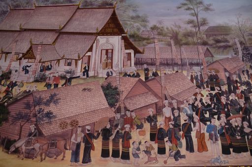 Wat Saen Mueang Ma (Chiang Kham District) : Mural