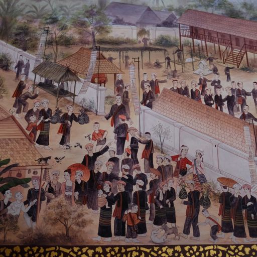 Wat Saen Mueang Ma (Chiang Kham District) : Mural