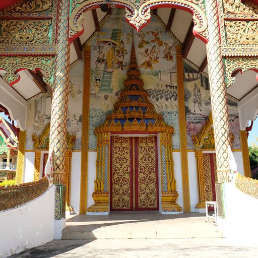 Wat Thung Man (Ban Hong District) : Mural