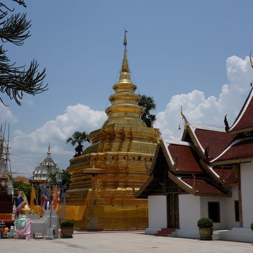 Wat Phra That Si Com Thong Worawihan (Com Thong District) : Stupa