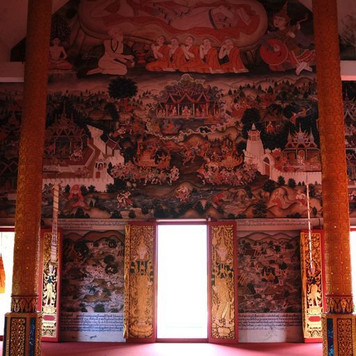 Wat Si Mongkhon (Kong) (Tha Wang Pha District) : Mural