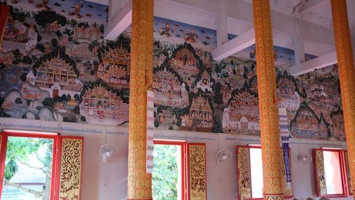 Wat Si Mongkhon (Kong) (Tha Wang Pha District) : Mural