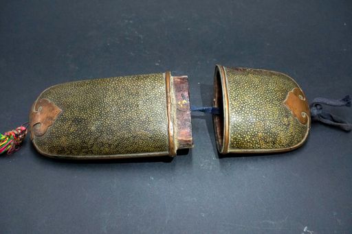 Tibet Schlangenleder Brillen Etui (Kahlen_4516)
