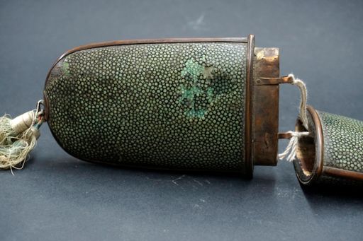 Tibet Schlangenleder Brillen Etui Offen (Kahlen_4517)
