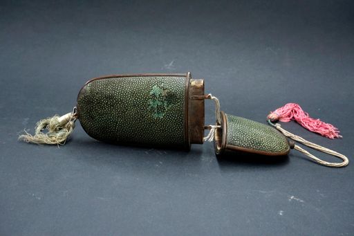 Tibet Schlangenleder Brillen Etui Totale (Kahlen_4518)