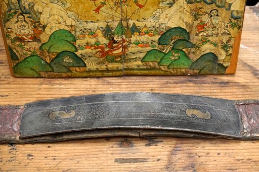 Tibet Silbergürtel Tauschiert (Kahlen_4521)