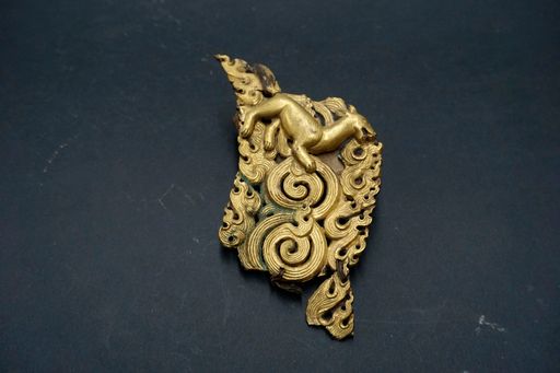 Tibet Tier Flammen Mandorlastück (Kahlen_4523)