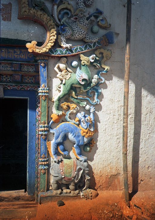 Gyantse Kumbum Front Rechts Dekor (Kahlen_0461)