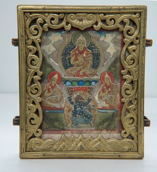 Mongol Dalai Lama Messing GAU (Kahlen_4807)
