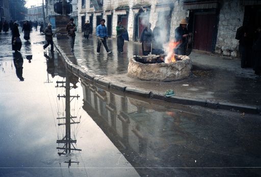 Lhasa Korlam Morgen Regen Spiegelung (Kahlen_0528)