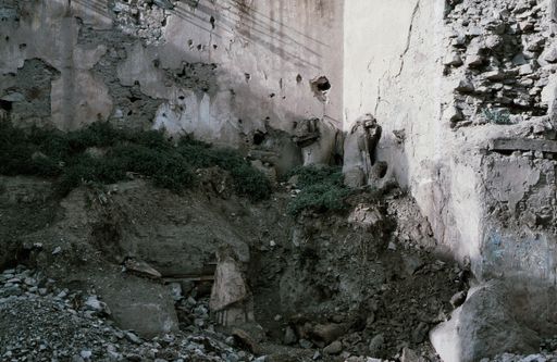 A Tsurphu Mahakalatempel Tonstatue Fuss (Kahlen_0973)
