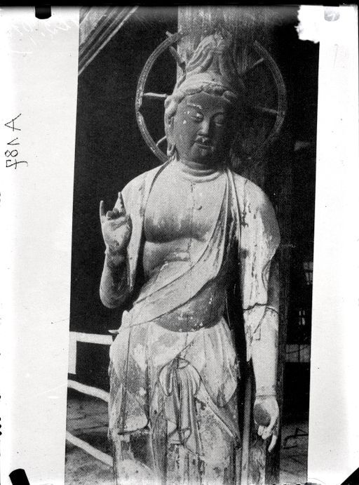 A 187: Vergleichsbild: Japanischer Boddhisattva, Holz ; Museum für Völkerkunde, Berlin