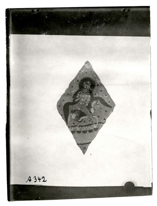 A342: Jātaka/Vorgeburtsgeschichte in einer Bergszenerie: Bodhisattva reitet (A_342_Kiz_pos.jpg)