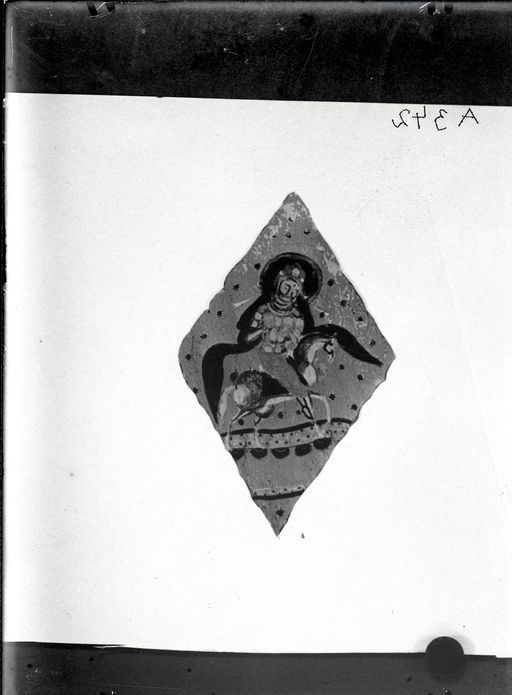 A 342: Jātaka/Vorgeburtsgeschichte in einer Bergszenerie: Bodhisattva reitet