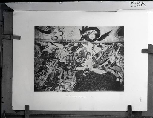 A 353: Musikanten und jubelnde Götter ; (Fremdfoto Pelliot: AP 7468)