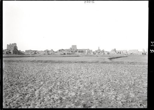 B 1001: Panorama der sogenannten Zitadelle von Khocho, von Osten aus gesehen