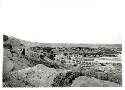 B 1099: Blick von der Festung auf Grabung und Dunganendorf