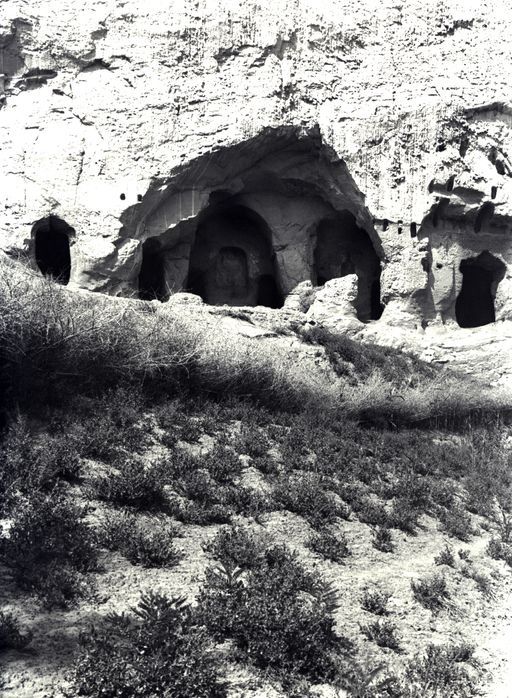 B1139: Ausschachtung auf der untersten Ebene des Hügelzugs mit Spuren von Vorhalle und Kultraum mit Zentralpfeiler sowie Balkenlöchern, von hölzernem Vorbau. (B_1139_Kiz_160x.jpg)