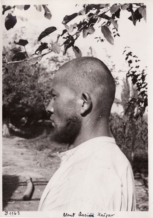 B1163: Kasim, der Koch, Seitenansicht (Turfan_IV_16_B_1163_Qasim_Kashgar.jpg)