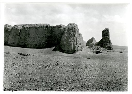 B 1197: Südwestecke der Umfassungsmauer der 'Festung' (Anlage D)