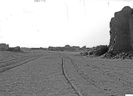 B 1288: Blick von Osten auf das Zentrum der ummauerten Stadt