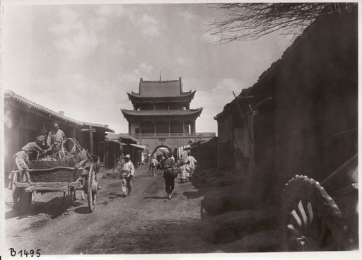 B 1495: Pavillion des caishen (caishen lou) und wenchang Götter des Reichtums und der Literatur / Bildung