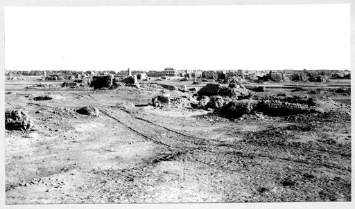 B1534: Die Ruinenstadt um Stūpa Y von SO aus gesehen (B_1534_Kho_pos.jpg)