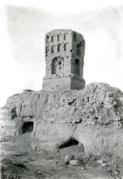 B1616: Kleiner Stūpa mit Buddha-Nischen von SO gesehen (B_1616_Khocho_pos.jpg)