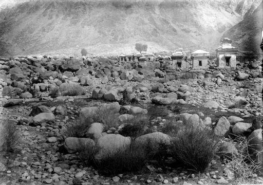 B 1653: Grab-Stūpas, Aufnahme von Le Coq auf der Rückreise über Indien