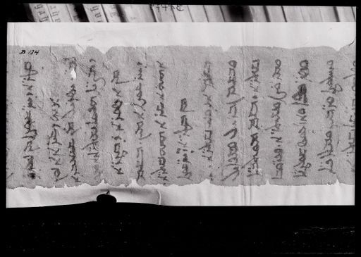 B 1779: Ein Blatt (von 6) einer mongolischen Urkunde in syrischer Schrift mit zwei Siegeln. Sie können mit den fotografierten Passagen auf B 1055 -1060 und 1777-80 und 1786 rekonstruiert werden.
