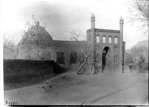 B 1791: Moschee mit Torbau, sitzend Hermann Pohrt