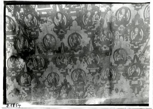 B 1854: Berglandschaft mit Buddha-Predigten