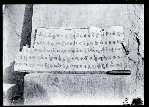 B 2698: Tocharische Handschrift in Brāhmī-Schrift