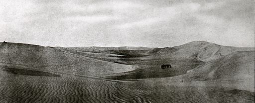 T 11: Dünen in der Wüste, Fremdfoto Aurel Stein (?)