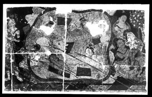 T 204: Maitrakanyaka-Legende: Schiffbruchszene