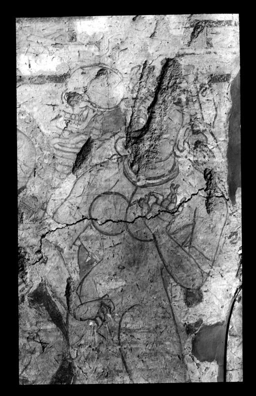 T 213: Details eines Frieses (Hetäre und Totenkopf)