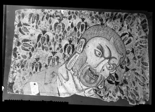 T 225: Kopf des Mahākāśyapa aus einer Parinirvāṇa-Szene