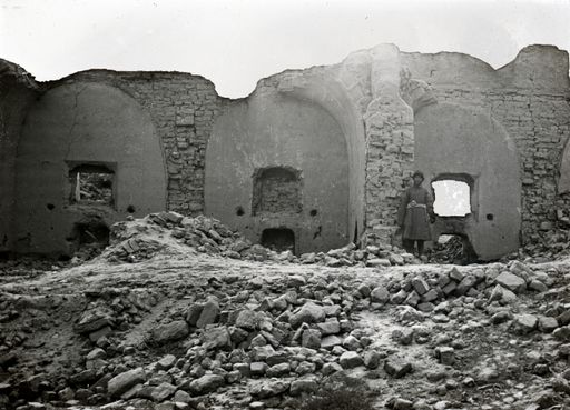 T 472: Zellenreihe an der Südmauer des Hofes des großen Klosters