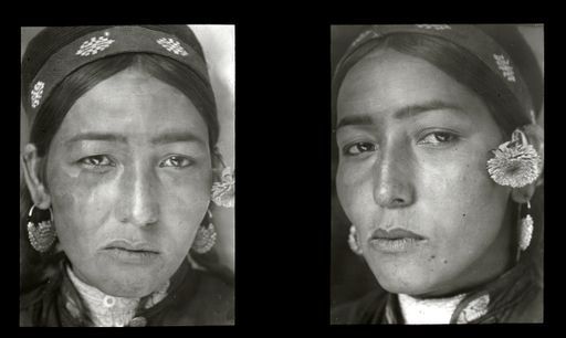 T 54: Bauersfrau Chong Hashira Khan ; Kopf en face u. 3/4 Ansicht