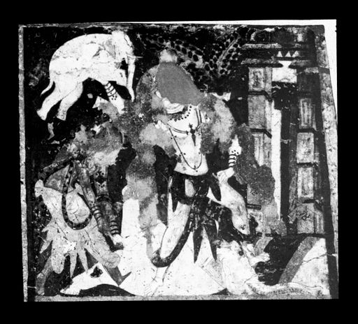 T 545: Jātaka mit dem wilden Elefant