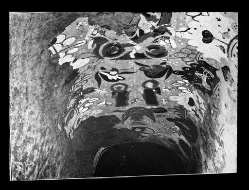 T 547: Decke über Seitengang mit himmlischen Erscheinungen