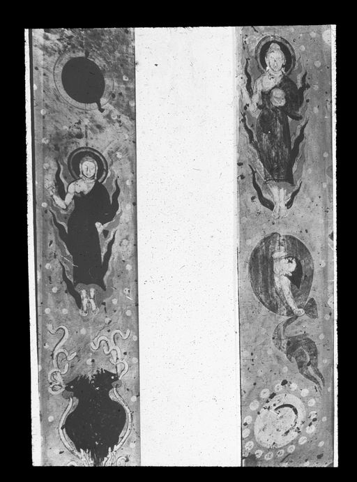 T 588: Zwei Partien eines Zenithstreifens mit himmlischen Erscheinungen