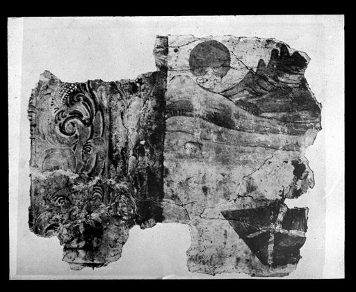 T 598: Die erste Meditation der Königin Vaidehī (Sukhāvativyūha Sūtra), Sonnenaufgang, Amitābhas Paradies