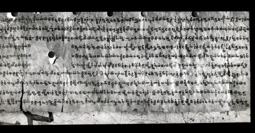 T 613: Tocharische Handschrift in Brāhmī-Schrift