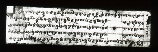 T 614: Tocharische Handschrift in Brāhmī-Schrift